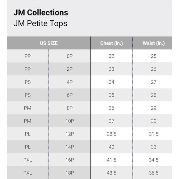 JM Collection Petite Printed Jacquard Top - Picture 3 of 4